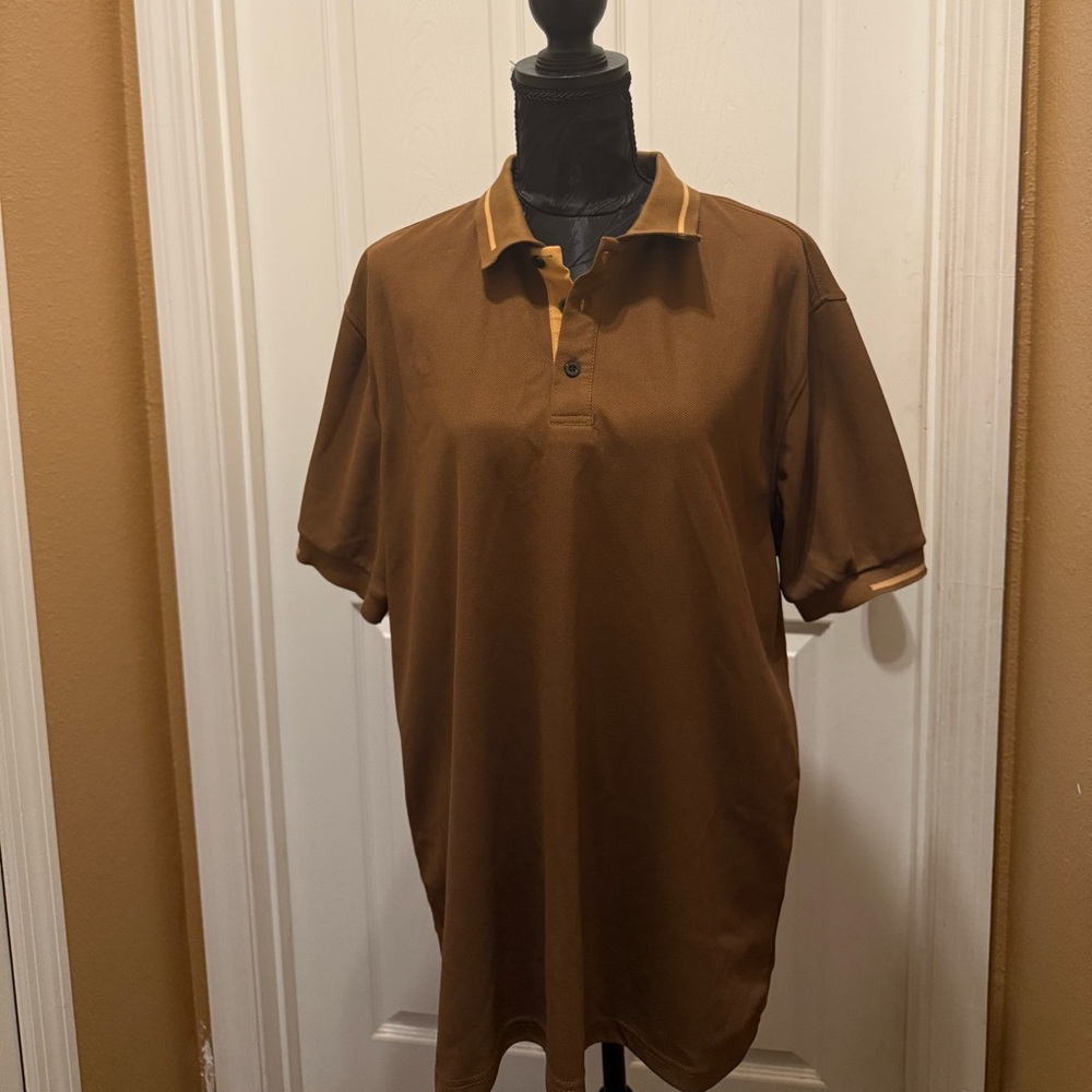 NFINITY Brown Polo Shirt Classic Short-Sleeve